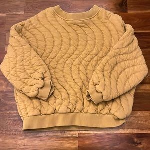 ZARA Quilted Sweatshirt
